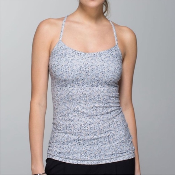 LULULEMON Power Y yoga tank top with shelf bra​ - Picture 1 of 6